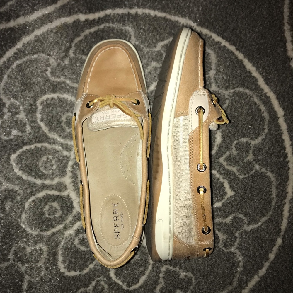 Size 8 Sperry Angelfish Metallic